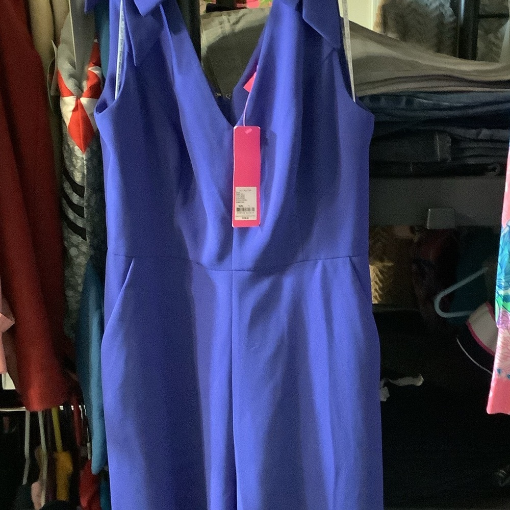 Lilly Pulitzer Corsica Blue Danni Jumpsuit, 4